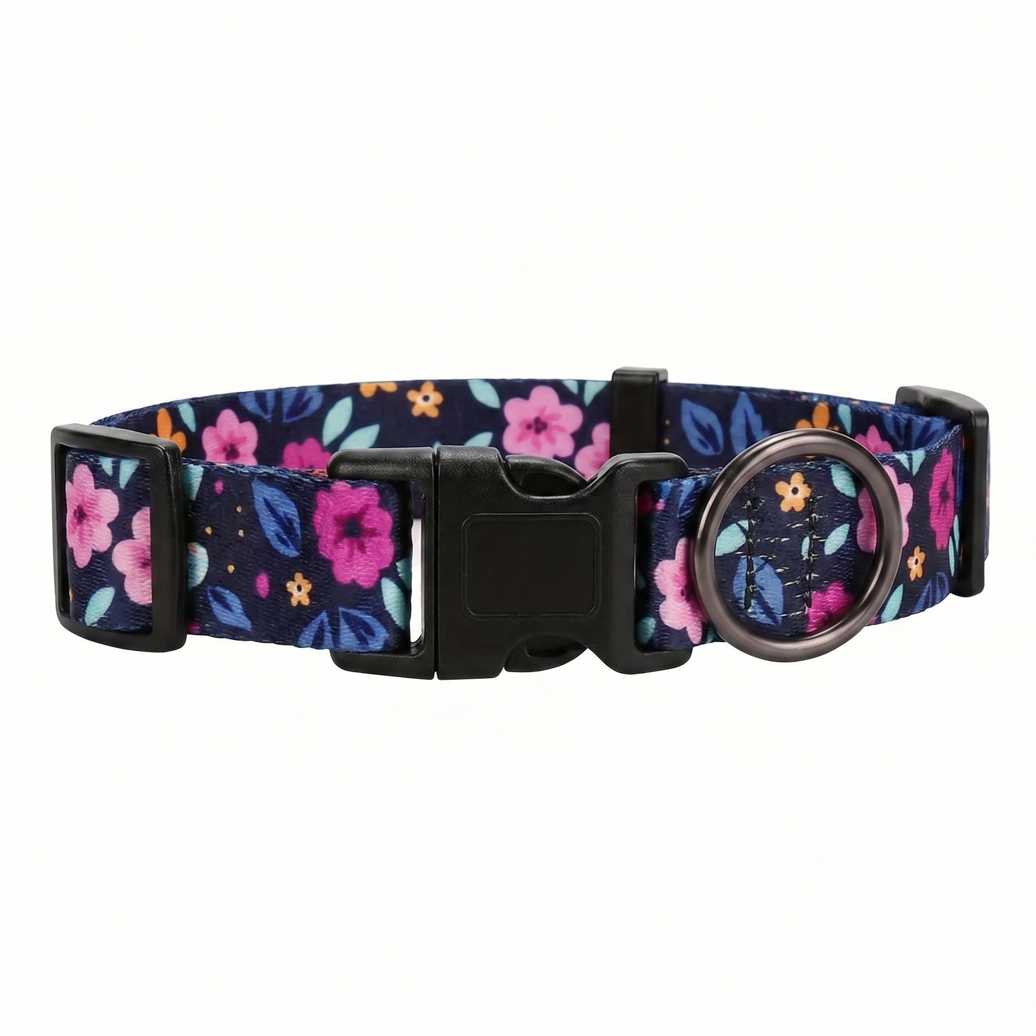 Adjustable Floral Dog Collar